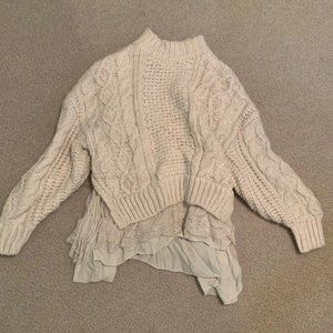 Zara cable knit sweater